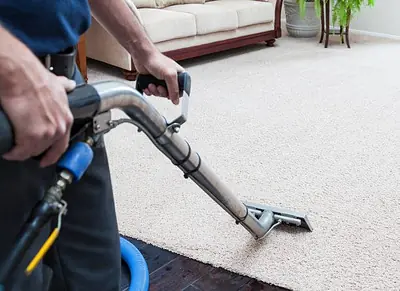 A mattress mid-way through a steam clean by Spark Clean Professional