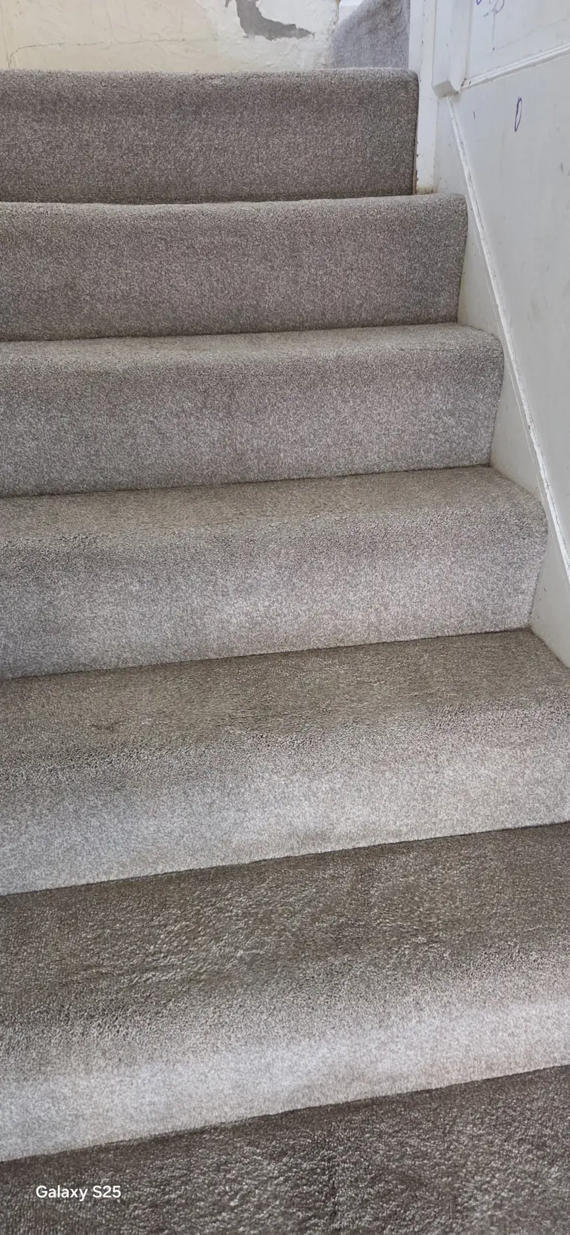 A mattress mid-way through a steam clean by Spark Clean Professional, Harrow